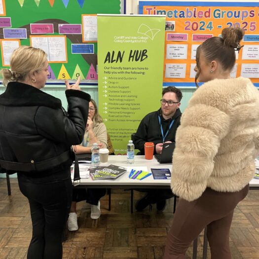 Photo 12 ALN Hub stand with people chatting