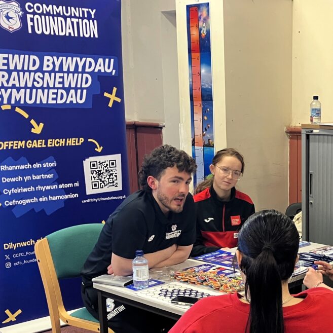 Photo 3 Cardiff City community foundation stand